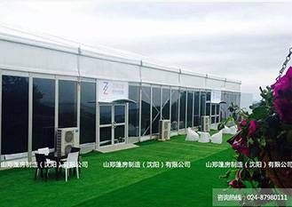 玻璃墙体车展篷房